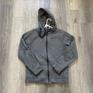 Nike Grey Dri-Fit Zip Up Sweater